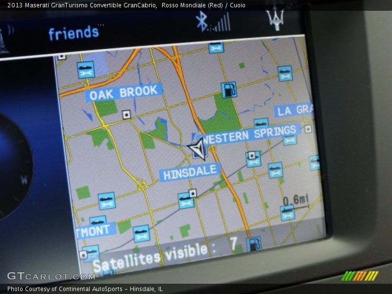 Navigation of 2013 GranTurismo Convertible GranCabrio