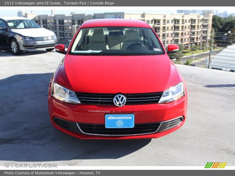 Tornado Red / Cornsilk Beige 2013 Volkswagen Jetta SE Sedan