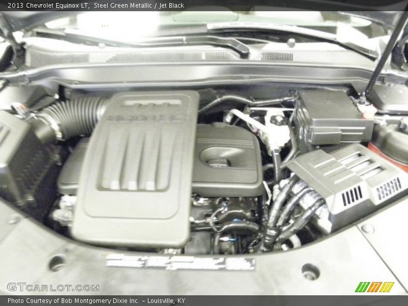 Steel Green Metallic / Jet Black 2013 Chevrolet Equinox LT