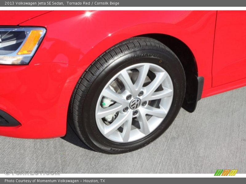 Tornado Red / Cornsilk Beige 2013 Volkswagen Jetta SE Sedan