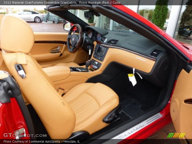 Rosso Mondiale (Red) / Cuoio 2013 Maserati GranTurismo Convertible GranCabrio