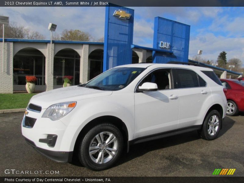 Summit White / Jet Black 2013 Chevrolet Equinox LT AWD