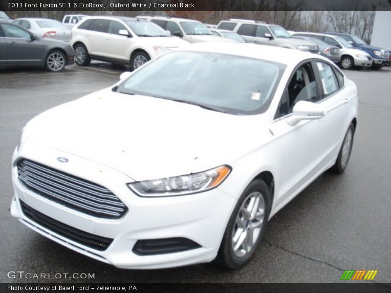 Oxford White / Charcoal Black 2013 Ford Fusion SE 1.6 EcoBoost