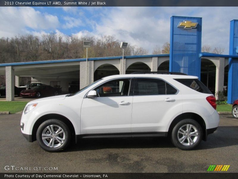 Summit White / Jet Black 2013 Chevrolet Equinox LT AWD