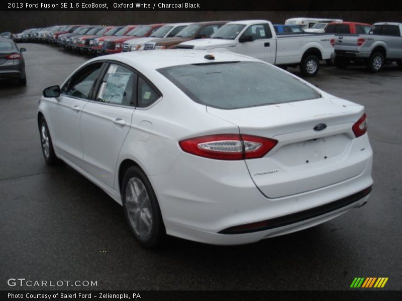 Oxford White / Charcoal Black 2013 Ford Fusion SE 1.6 EcoBoost