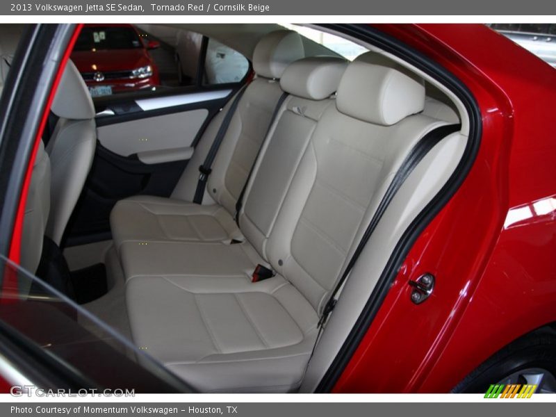 Tornado Red / Cornsilk Beige 2013 Volkswagen Jetta SE Sedan