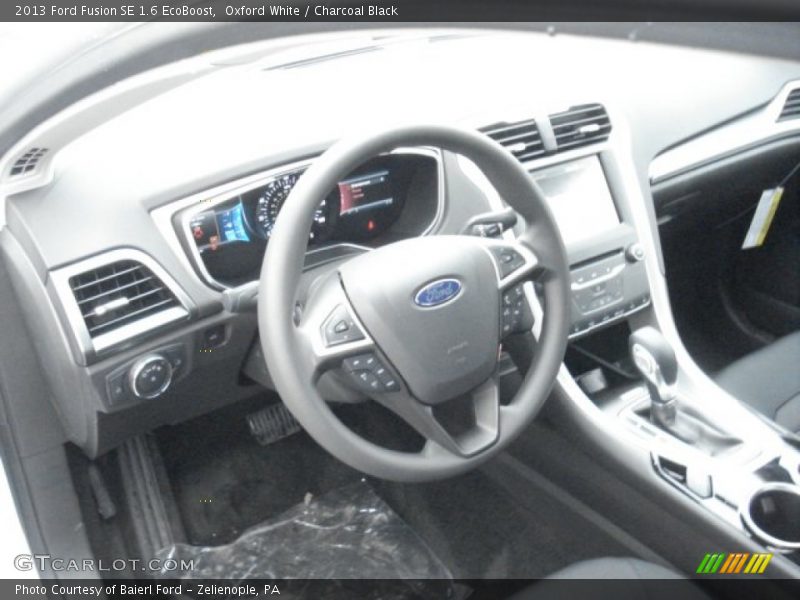 Oxford White / Charcoal Black 2013 Ford Fusion SE 1.6 EcoBoost