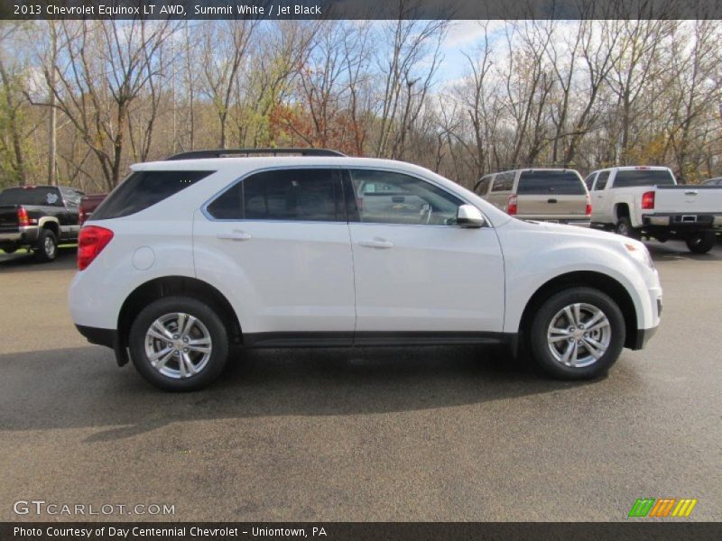 Summit White / Jet Black 2013 Chevrolet Equinox LT AWD