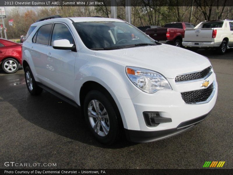 Summit White / Jet Black 2013 Chevrolet Equinox LT AWD