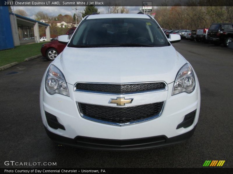 Summit White / Jet Black 2013 Chevrolet Equinox LT AWD