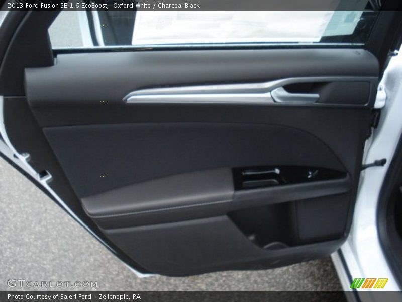 Oxford White / Charcoal Black 2013 Ford Fusion SE 1.6 EcoBoost