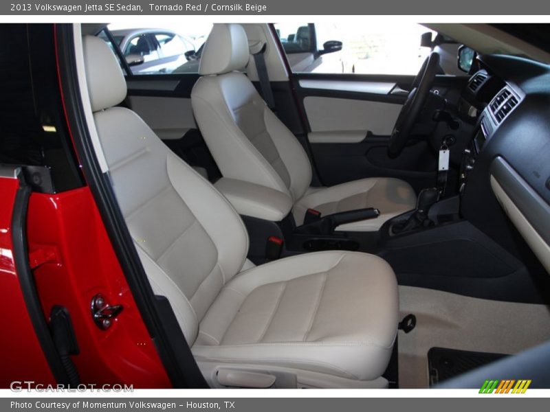 Tornado Red / Cornsilk Beige 2013 Volkswagen Jetta SE Sedan