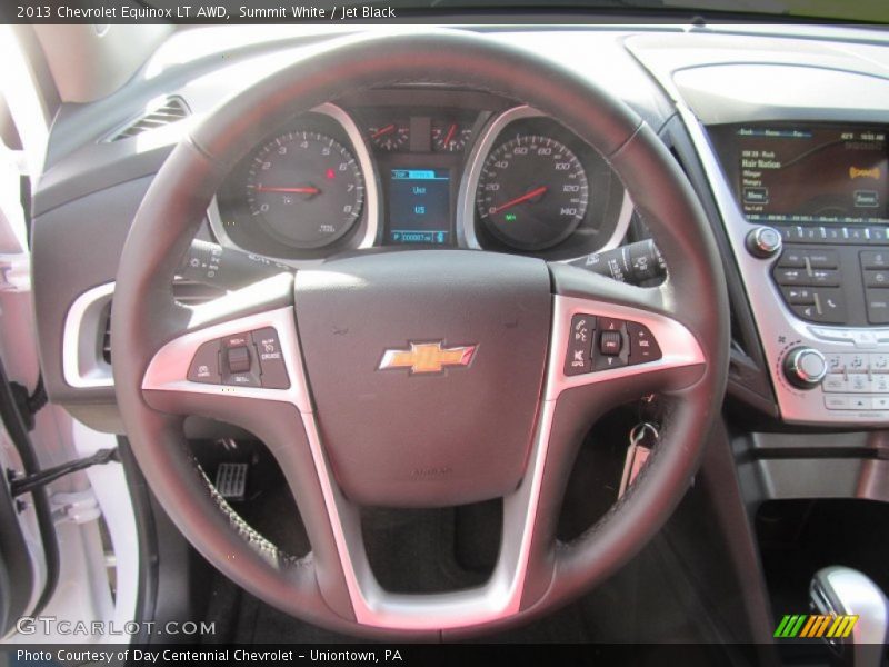 Summit White / Jet Black 2013 Chevrolet Equinox LT AWD