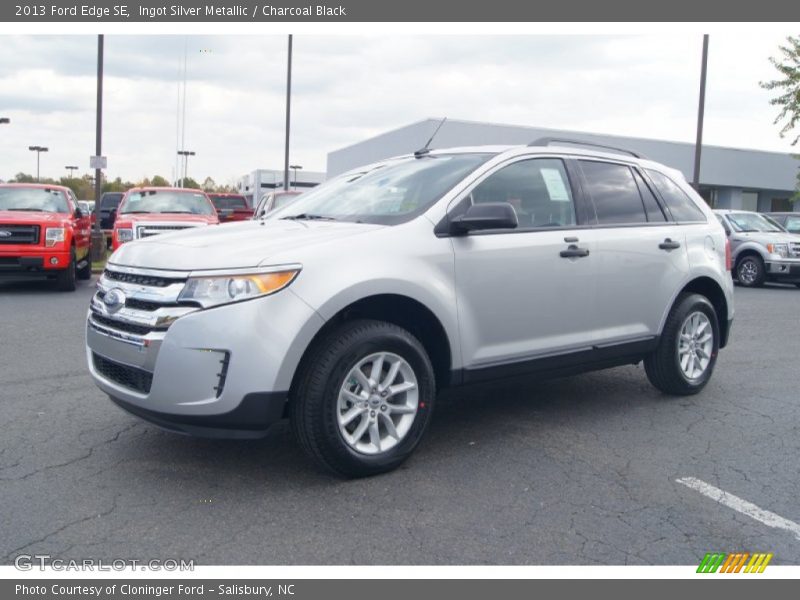 Ingot Silver Metallic / Charcoal Black 2013 Ford Edge SE