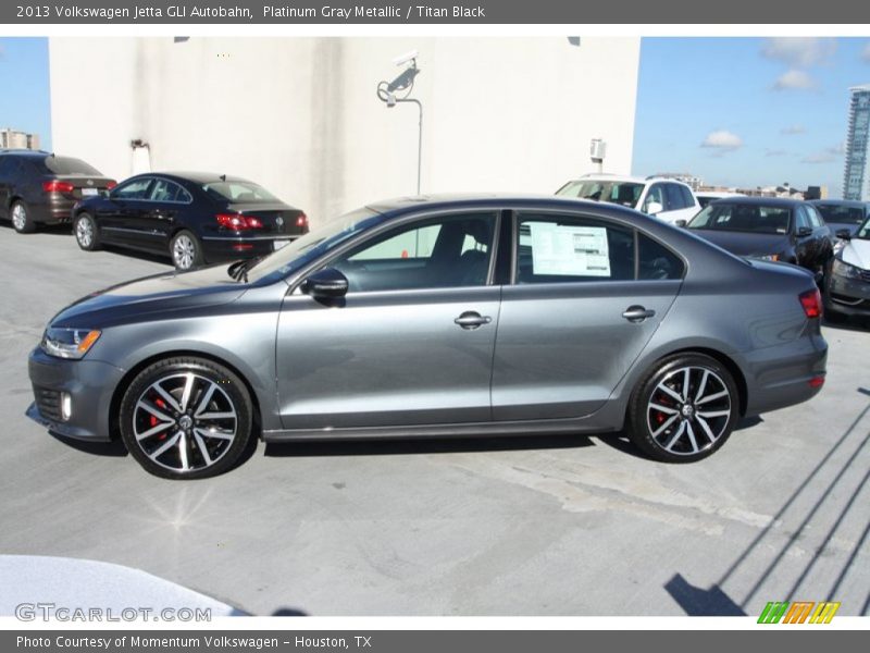 Platinum Gray Metallic / Titan Black 2013 Volkswagen Jetta GLI Autobahn