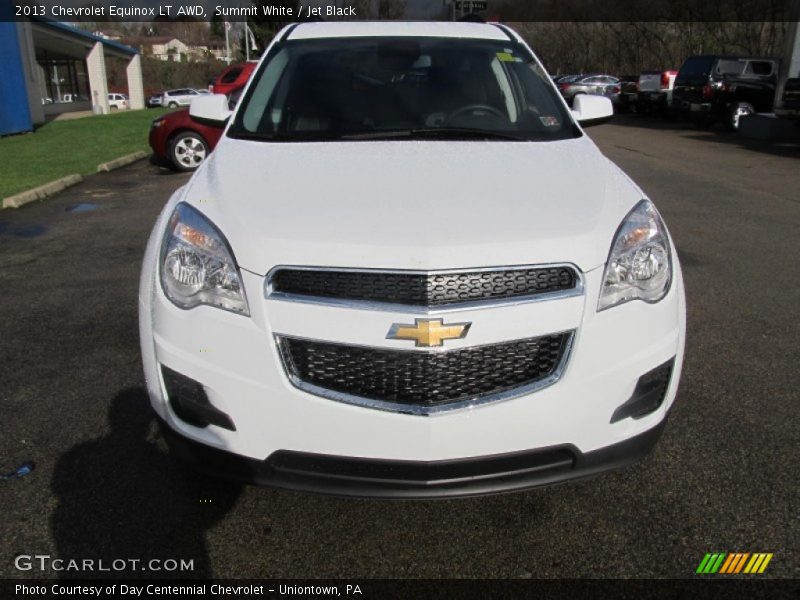 Summit White / Jet Black 2013 Chevrolet Equinox LT AWD