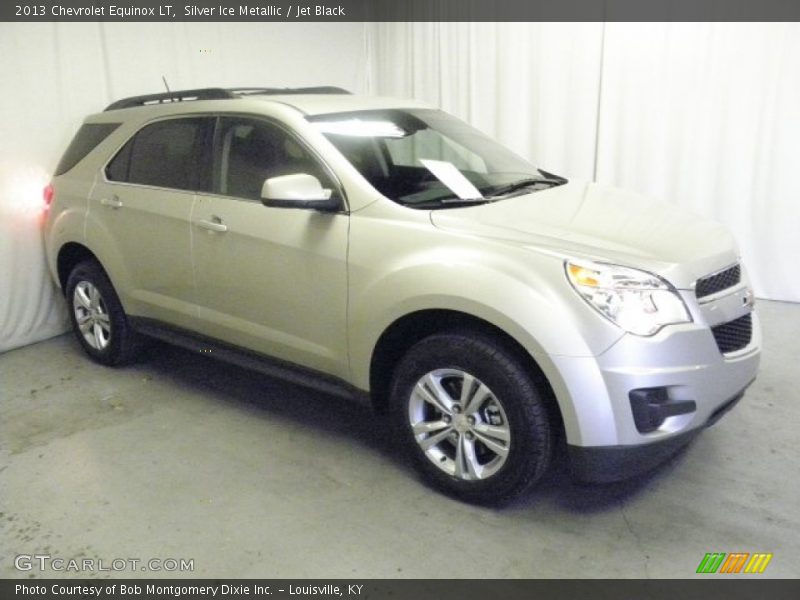 Silver Ice Metallic / Jet Black 2013 Chevrolet Equinox LT