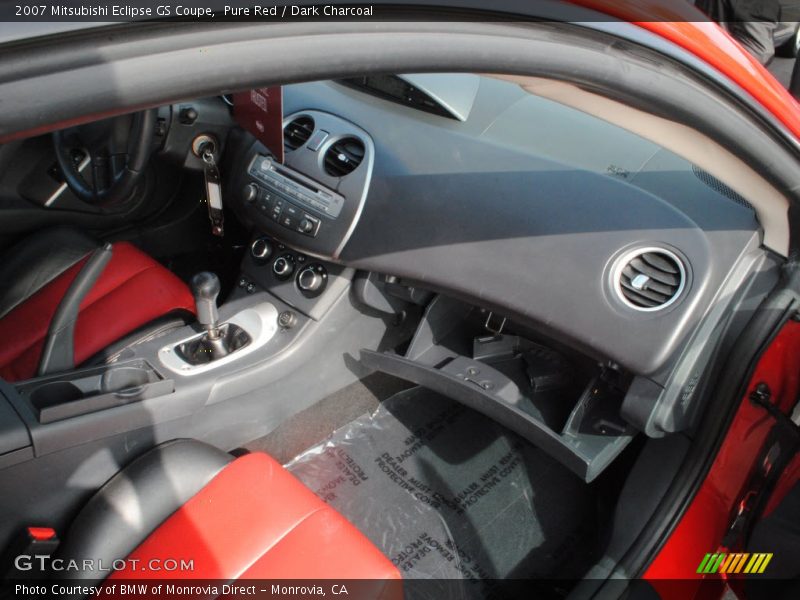 Pure Red / Dark Charcoal 2007 Mitsubishi Eclipse GS Coupe