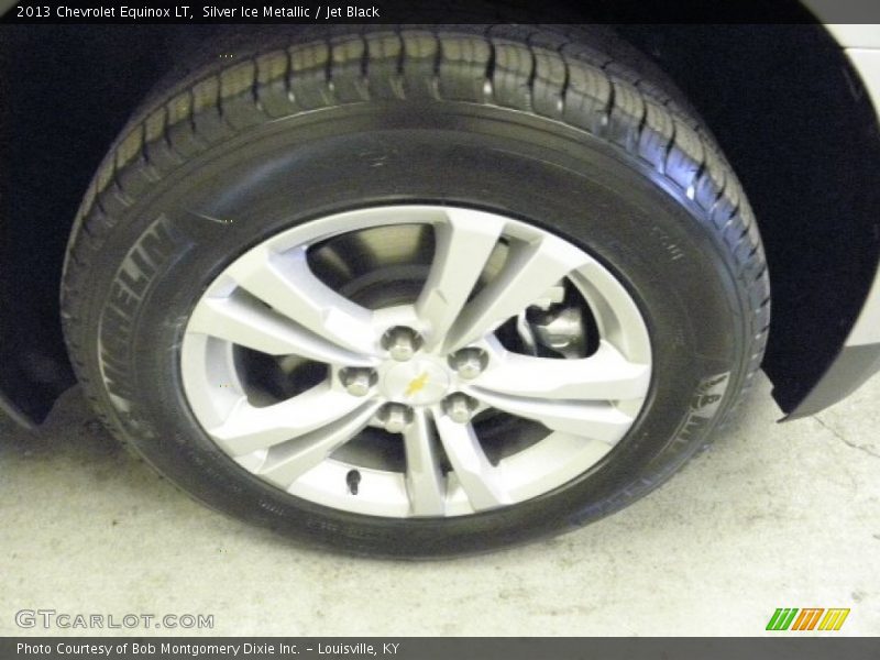 Silver Ice Metallic / Jet Black 2013 Chevrolet Equinox LT