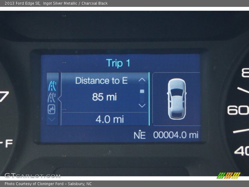 Ingot Silver Metallic / Charcoal Black 2013 Ford Edge SE