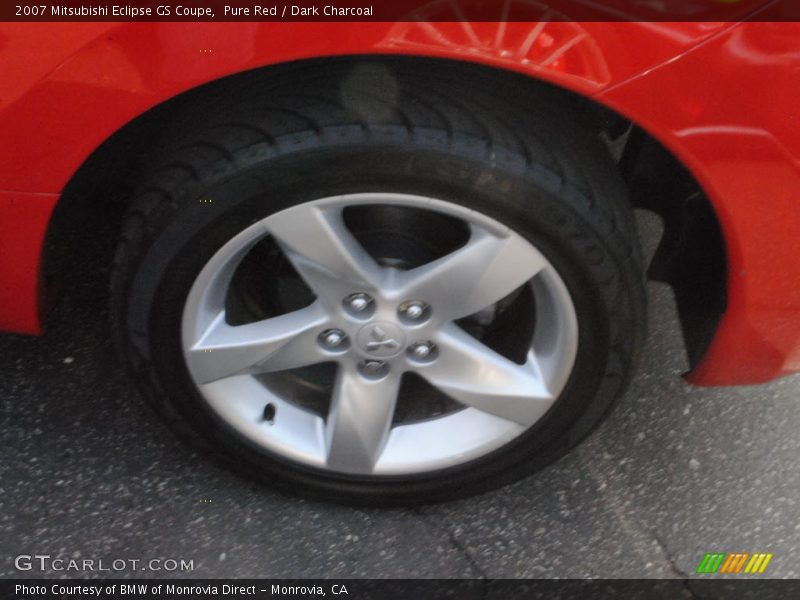 Pure Red / Dark Charcoal 2007 Mitsubishi Eclipse GS Coupe