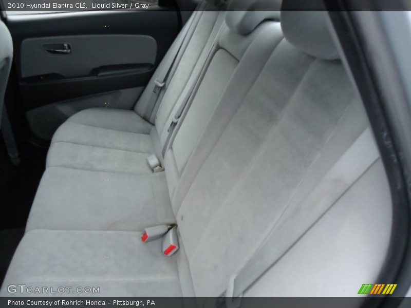 Liquid Silver / Gray 2010 Hyundai Elantra GLS