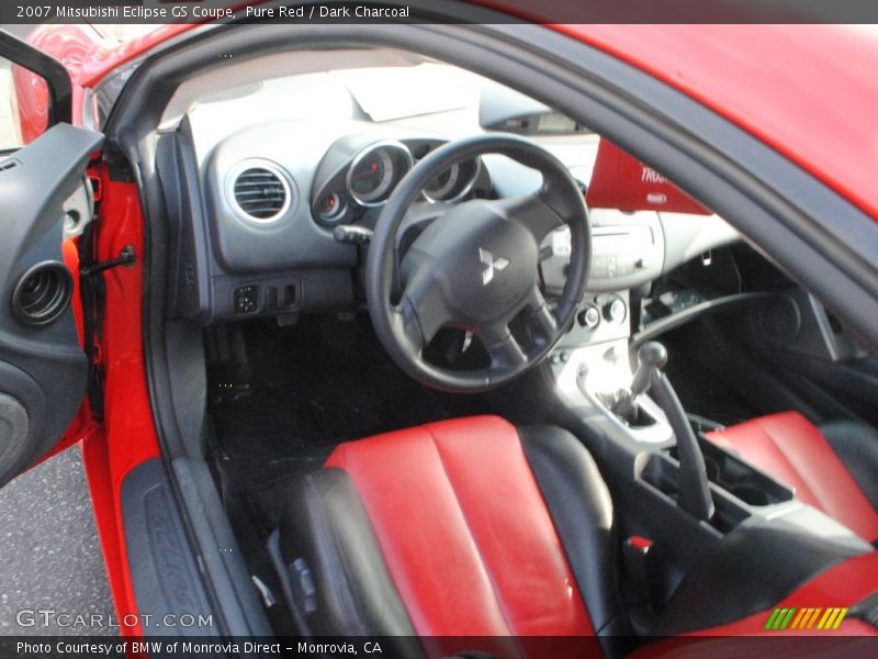 Pure Red / Dark Charcoal 2007 Mitsubishi Eclipse GS Coupe