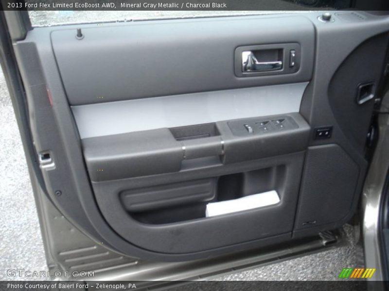 Mineral Gray Metallic / Charcoal Black 2013 Ford Flex Limited EcoBoost AWD