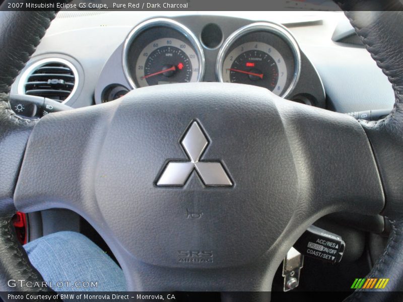 Pure Red / Dark Charcoal 2007 Mitsubishi Eclipse GS Coupe