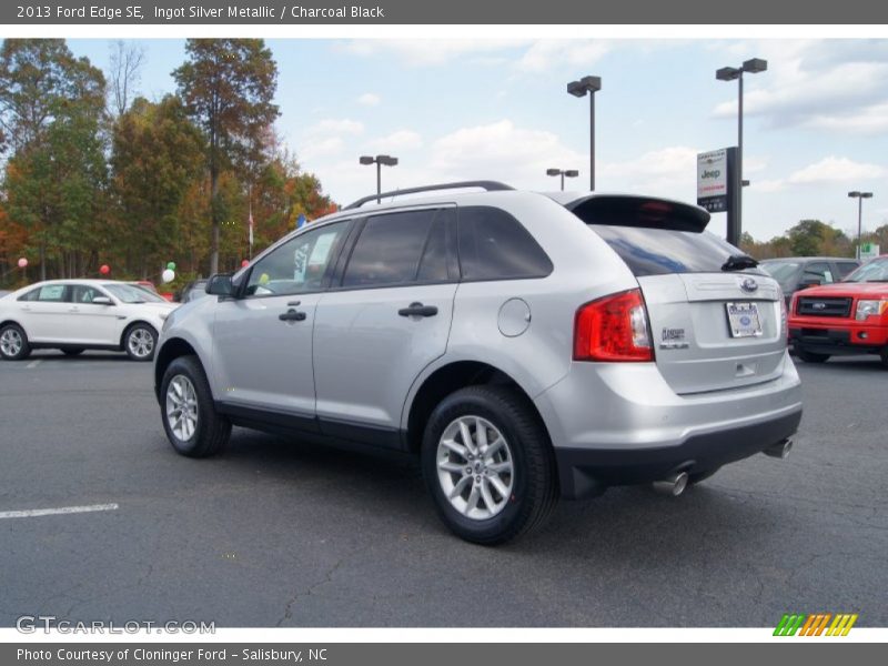 Ingot Silver Metallic / Charcoal Black 2013 Ford Edge SE