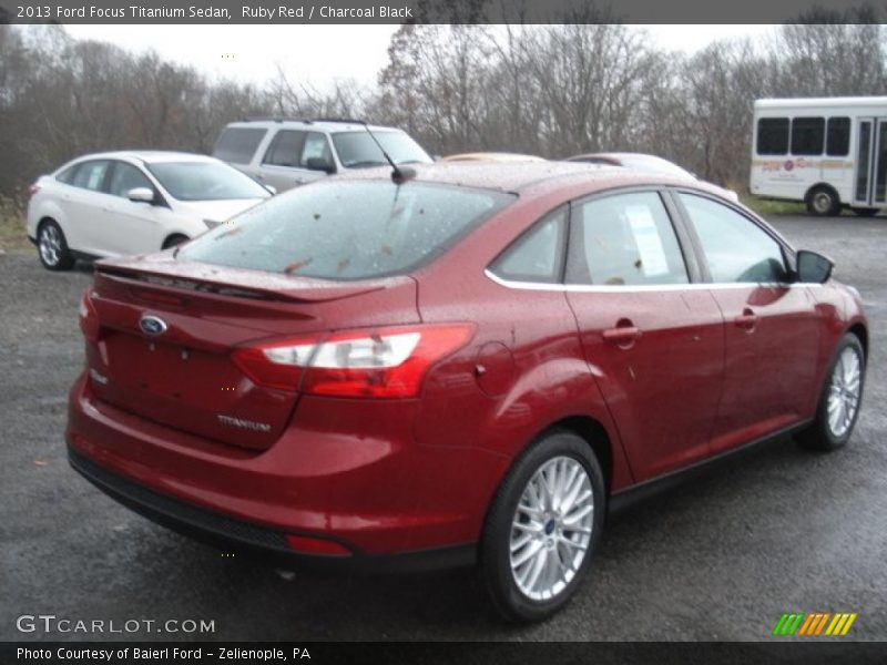  2013 Focus Titanium Sedan Ruby Red