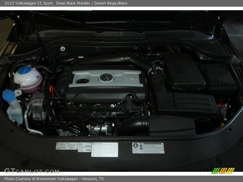 Deep Black Metallic / Desert Beige/Black 2013 Volkswagen CC Sport