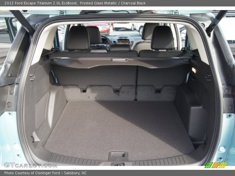Frosted Glass Metallic / Charcoal Black 2013 Ford Escape Titanium 2.0L EcoBoost