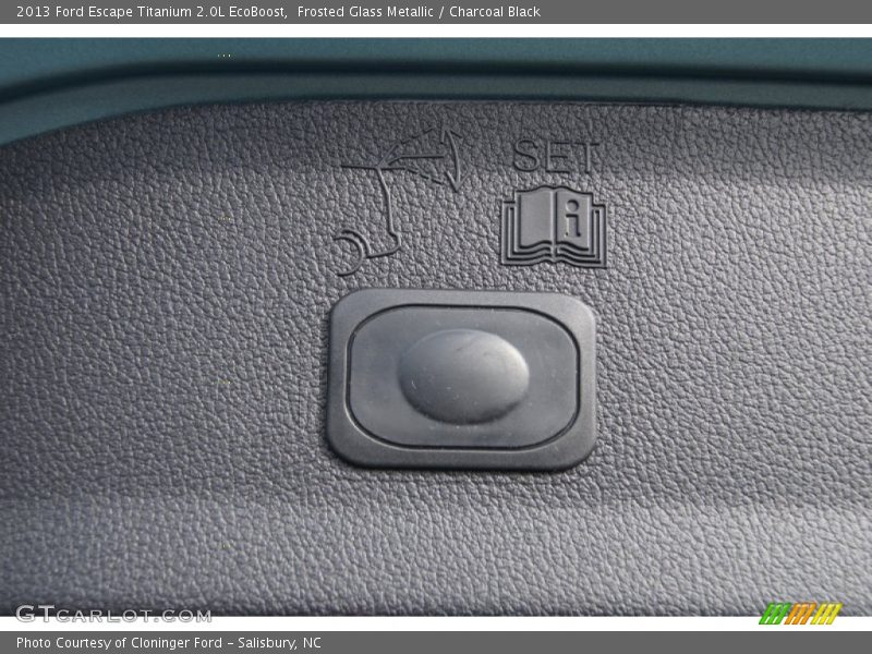 Frosted Glass Metallic / Charcoal Black 2013 Ford Escape Titanium 2.0L EcoBoost