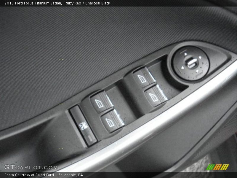 Ruby Red / Charcoal Black 2013 Ford Focus Titanium Sedan