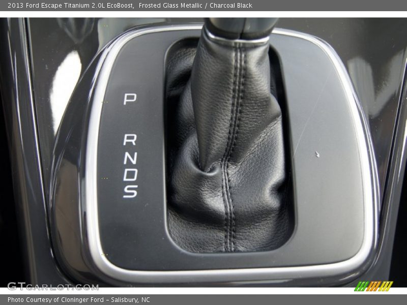 Frosted Glass Metallic / Charcoal Black 2013 Ford Escape Titanium 2.0L EcoBoost