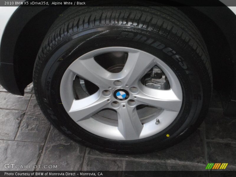 Alpine White / Black 2010 BMW X5 xDrive35d