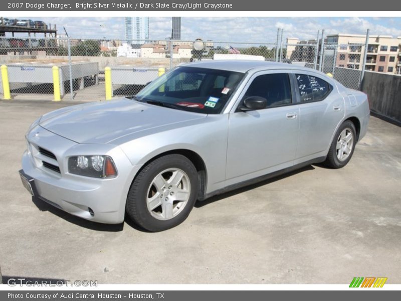 Bright Silver Metallic / Dark Slate Gray/Light Graystone 2007 Dodge Charger