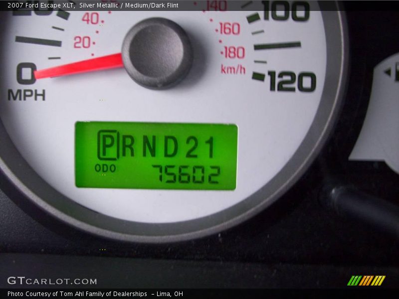 Silver Metallic / Medium/Dark Flint 2007 Ford Escape XLT