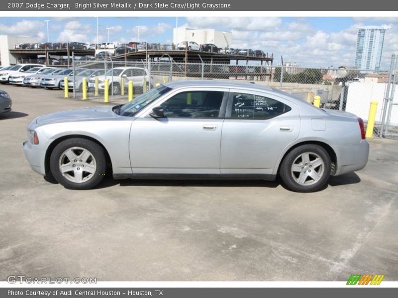 Bright Silver Metallic / Dark Slate Gray/Light Graystone 2007 Dodge Charger