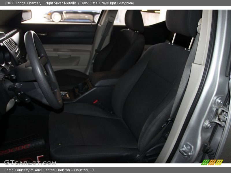 Bright Silver Metallic / Dark Slate Gray/Light Graystone 2007 Dodge Charger