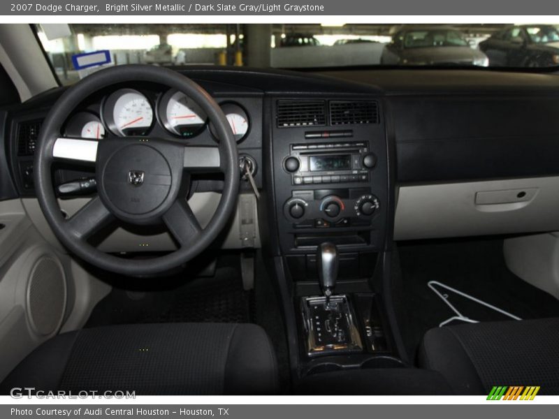 Bright Silver Metallic / Dark Slate Gray/Light Graystone 2007 Dodge Charger