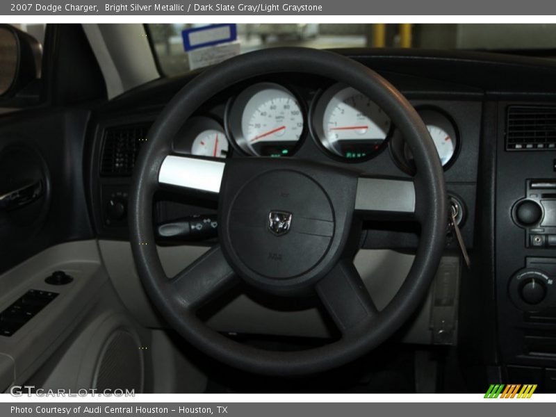 Bright Silver Metallic / Dark Slate Gray/Light Graystone 2007 Dodge Charger