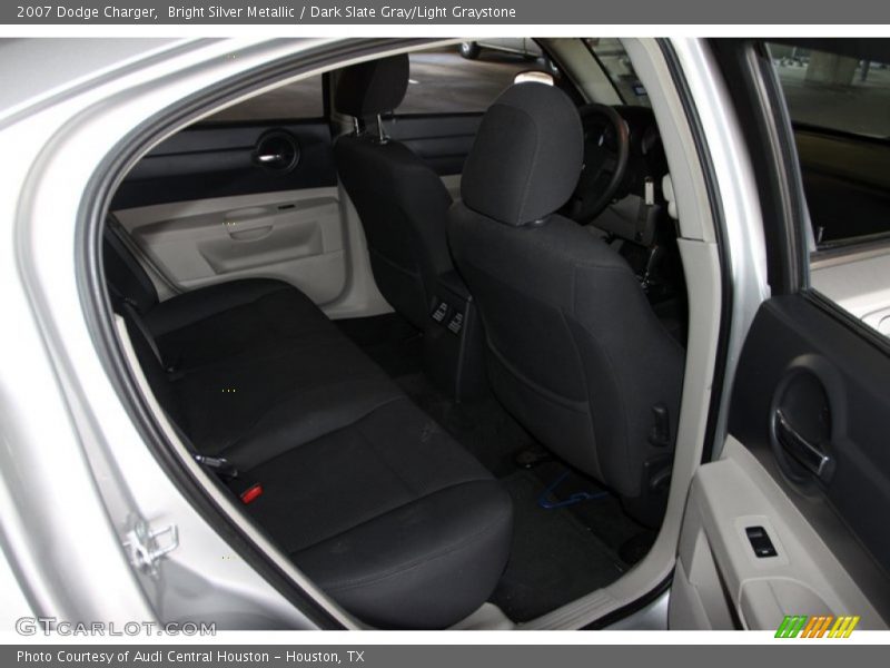 Bright Silver Metallic / Dark Slate Gray/Light Graystone 2007 Dodge Charger