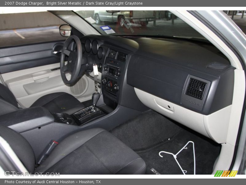 Bright Silver Metallic / Dark Slate Gray/Light Graystone 2007 Dodge Charger