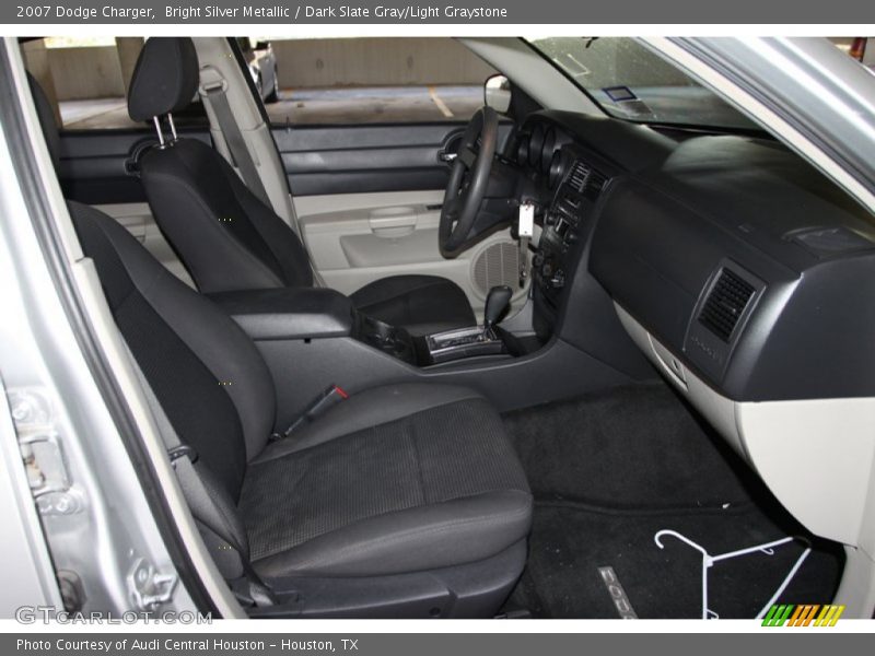 Bright Silver Metallic / Dark Slate Gray/Light Graystone 2007 Dodge Charger