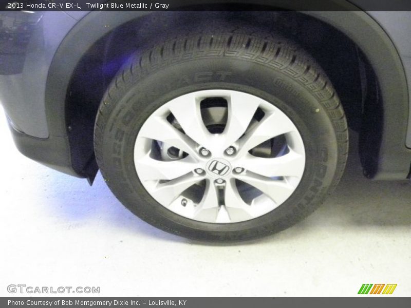 Twilight Blue Metallic / Gray 2013 Honda CR-V EX-L