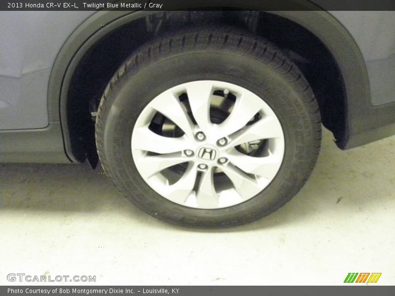 Twilight Blue Metallic / Gray 2013 Honda CR-V EX-L