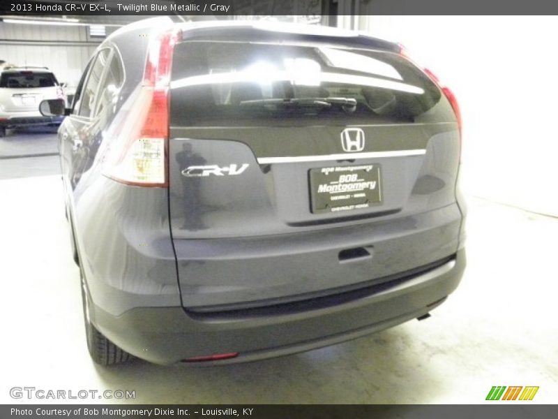 Twilight Blue Metallic / Gray 2013 Honda CR-V EX-L