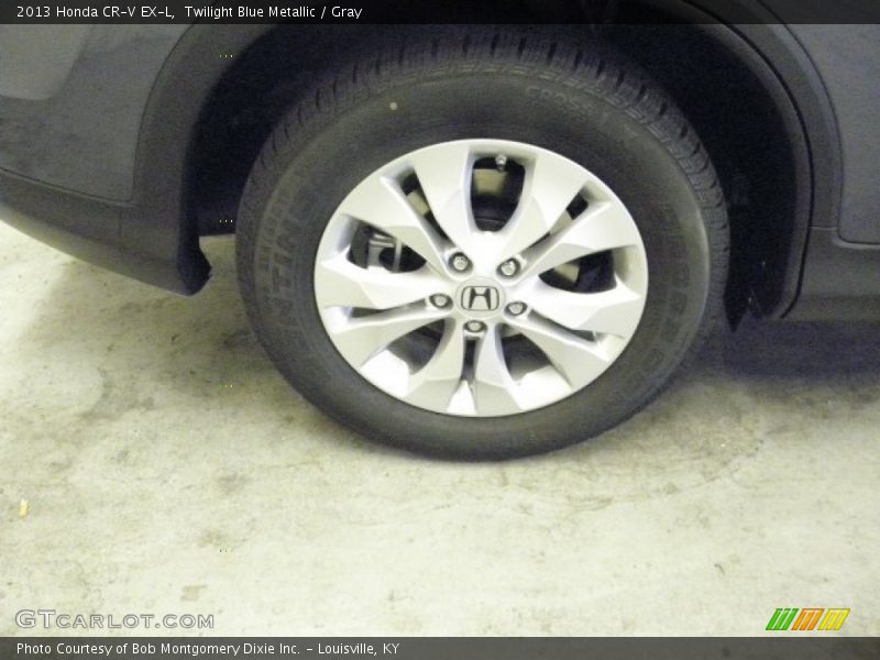 Twilight Blue Metallic / Gray 2013 Honda CR-V EX-L